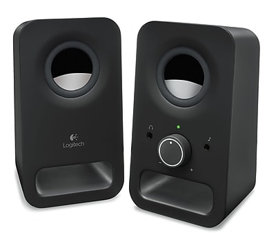 Logitech Z150 6W Multimedia Speakers with Stereo Sound for Multiple Devices Black 980 000802