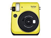 Fujifilm Instax Mini 70 Instant Film Camera 60 mm Canary Yellow