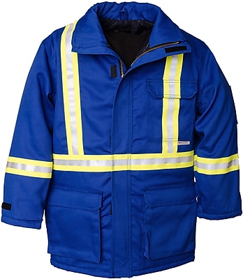 Viking Firewall FR CSA Striped Insulated Parka Royal Blue 5567912004XLR