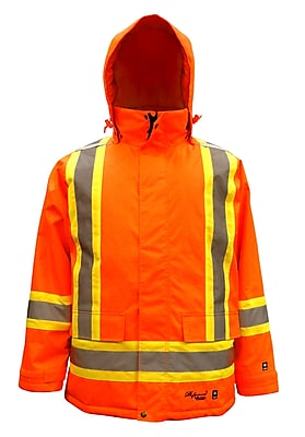 Viking Professional Freezer Trilobal Ripstop Safety Jacket Orange 6450JO XXXL