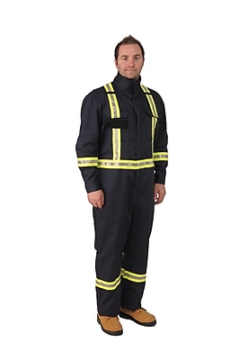 Viking Firewall FR Striped Coverall 7oz. Dark Navy 4057711003XLR