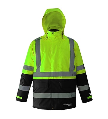 Viking Professional Freezer Trilobal Ripstop 2 tone Safety Jacket Green D6455JG S