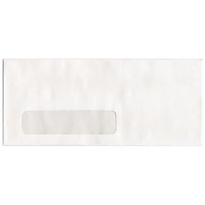 JAM Paper 10 Window Envelopes 4 1 8 x 9 1 2 White 50 pack 1633173H