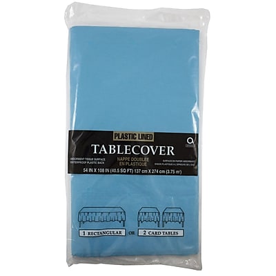 JAM Paper Paper Table Covers Sea Blue Table Cloths Sold Individually 291329701