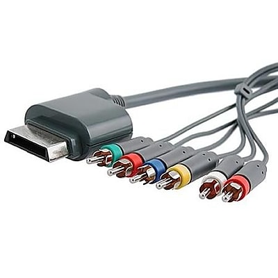 Insten Premium Component HD AV Cable For Xbox 360 Gray