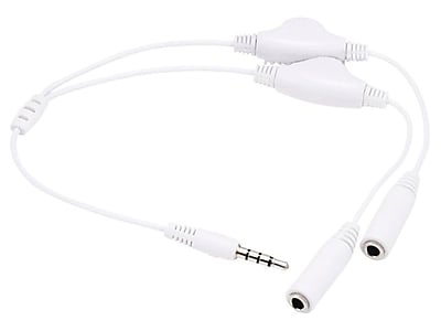 Monoprice 107116 Headphone Splitter With Separate Volume Controls