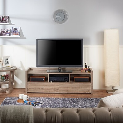 Hokku Designs Hull TV Stand; Light Oak