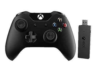 Microsoft NG6 00001 Xbox One Controller Adapter for Windows 10 Wireless Black