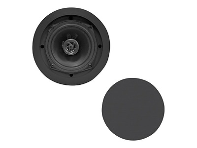 PyleHome PDIC81RDBK 250 W Two Way In Wall In Ceiling Dual Speaker System
