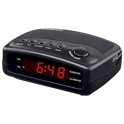 Conair WCR02 Compact Clock Radio With Single Day Alarm