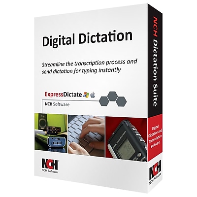 NCH Software Digital Dictation Transcription Management Software Suite Windows Mac RET DIC001