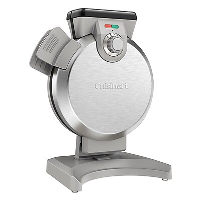 Cuisinart One Round Belgian Vertical Waffle Maker, Stainless Steel (WAF-V100)