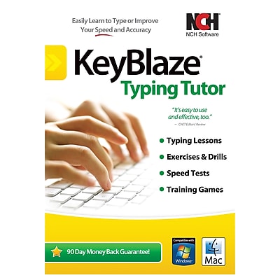 NCH Software Keyblaze Typing Tutor FastFox Text Expander Bundled Software Windows Mac RET KB001