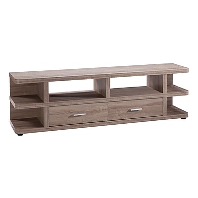 Hokku Designs Guilver TV Stand; Weathered Wood