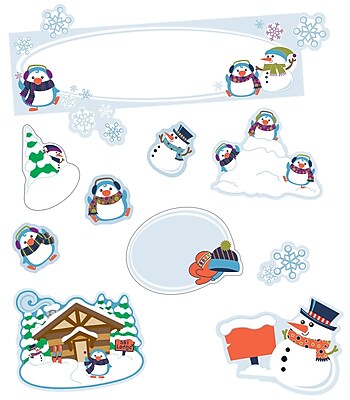 Carson Dellosa Winter Mini Bulletin Board Set 110308