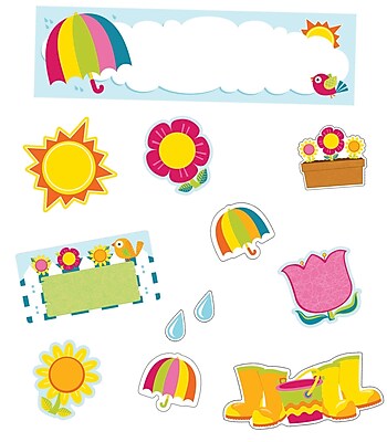 Carson Dellosa Spring Mini Bulletin Board Set 110309