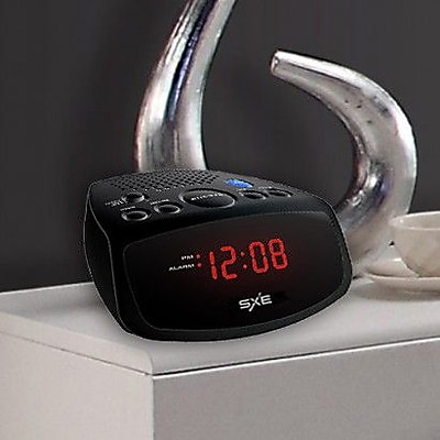 Westclox Sxe LED Alarm Clock Radio