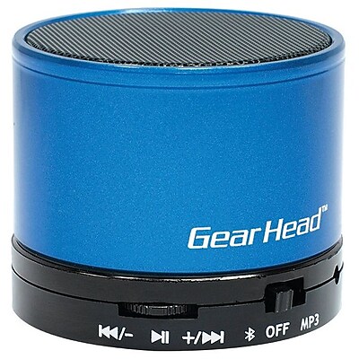 Gear Head BT3500BLU Portable Wireless Speaker System Blue