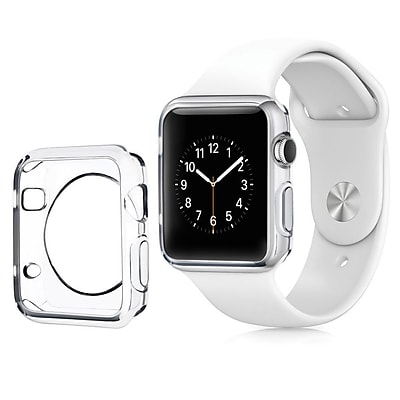 Insten Clear Transparent Ultra Thin Protective TPU Rubber Gel Bumper Case For Apple Watch 38mm