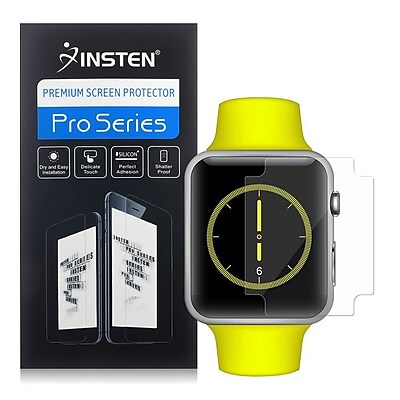 Insten Clear TPU Screen Protector LCD Film Guard Shield For Apple Watch 38mm