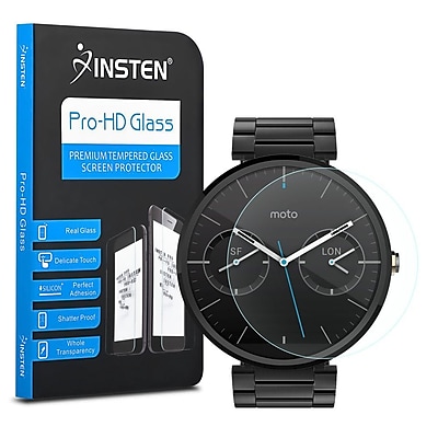Insten Tempered Glass Screen Protector for Motorola Moto 360 SmartWatch Android Watch
