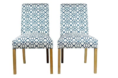 Sole Designs Parsons Chair Set of 2 ; Moonlight