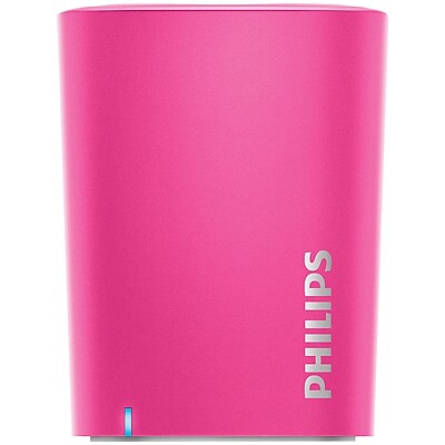 Philips Bt100p 27 Anticlipping Bluetooth Portable Speaker pink1