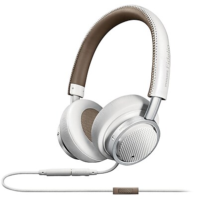 Philips M1mkiiwt 27 Fidelio Headphones With Microphone white
