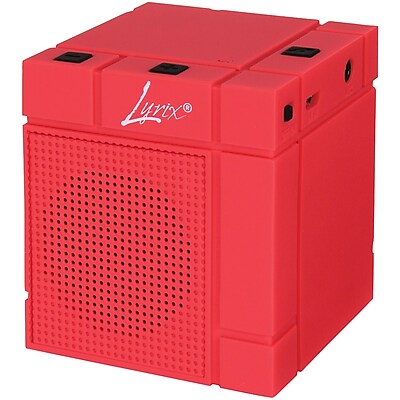 Lyrix 09871 pg Mixx Bluetooth Speaker red