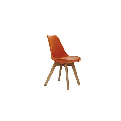 Diamond Sofa Coda Side Chair Set of 2 ; Orange