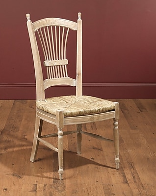 AA Importing Wheat Back Side Chair