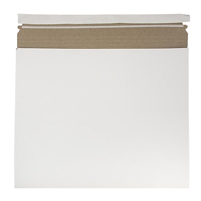 JAM Paper Expandable Photo Mailer 15 x 12.5 x 1 White Sold Individually 38906707