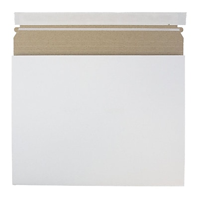 JAM Paper Expandable Photo Mailer 12.25 x 9.5 x 1 White Sold Individually 28906706