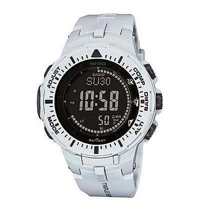 Casio Pro Trek Solar Powered Digital Smart Watch White PRG300 7