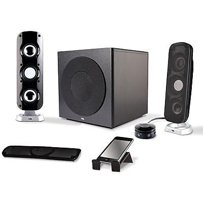 Cyber Acoustics 92 W 2.1 Booming Speaker System Black