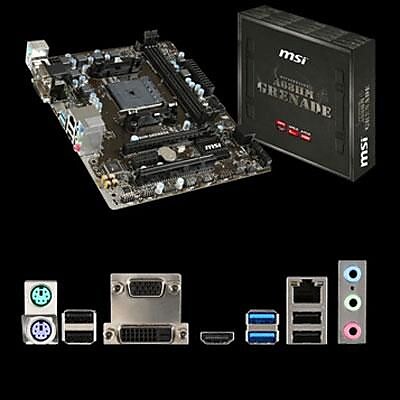 msi 32GB Micro ATX Desktop Motherboard AMD A68H A68HM Grenade