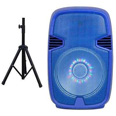 Supersonic IQ3415DJBT 600 W Portable Bluetooth DJ Speaker Blue