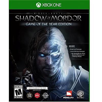 WB Me Action Adventure Shadow of Mordor Goty Gaming Software Xbox One 1000568292