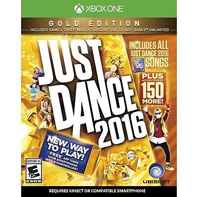Ubisoft Music Party Dance Just Dance 2016 Gold Edition Gaming Software Xbox One UBP50421065