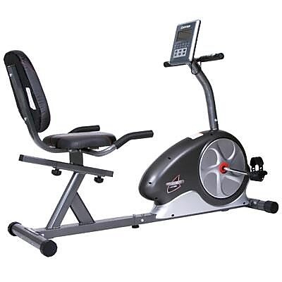 Body Flex Body Champ Magnetic Recumbent Bike, Gray/Black (BRB5872)