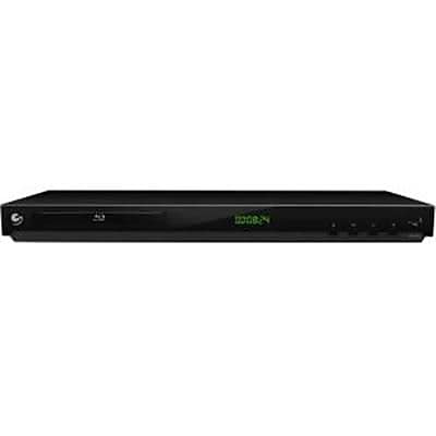 Ematic BR1410D Ethernet Blu-Ray Player with 4K Upscaling and Blu-Ray 3D, Black