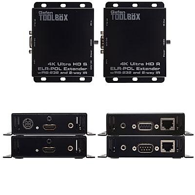 Gefen GTB UHD2IRS ELRPOL 4K Ultra HD Extender Kit Black