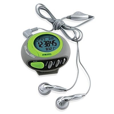 HoMedics 3D Deluxe Pedometer with Built in FM Radio Gray PDM200