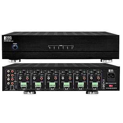 OSD Audio MX1260 12 Channel Multi Zone Bridgeable Amplifier Black