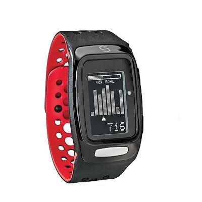 Sportline Sync Burn Band Watch Black Red SP2227RE