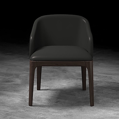 Modloft Wooster Arm Chair; Gunmetal