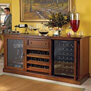 Wine Enthusiast Companies Siena 28 Bottle Single Zone Convertible Wine Refrigerator; Walnut