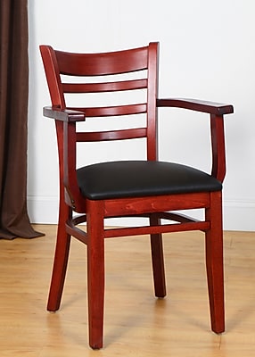 Benkel Seating Arm Chair; Mahogany