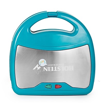 Holstein Housewares Fun 4 in 1 Waffle Maker; Teal