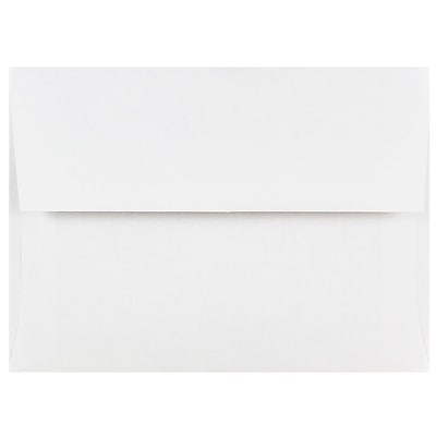 JAM Paper A6 Invitation Envelopes 4.75 x 6.5 White 25 pack 31820